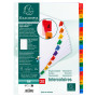 Intercal. A-Z A4 20p carte bl.+ongl.coul