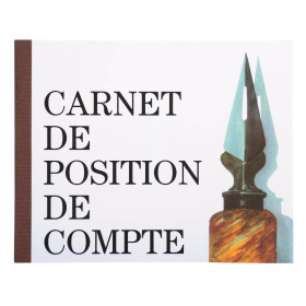 PIQ. POSITION DE COMPTE 16/19,5 40 PAGES