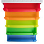 THE BOX ouvert Linicolor arlequin transp