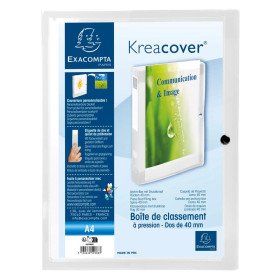 Boite class. pression D40 KC transp. Blc