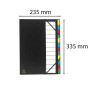 Trieur rigide ORDONATOR 12comp noir
