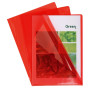 SACH 10 POCHETTES COINS PVC ROUGE
