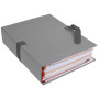CHEM. DOS EXTENSIBLE PAPIER TOILE GRIS