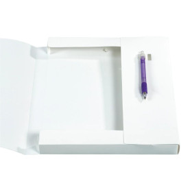 Boite class D25mm PP Blanc Krea Cover