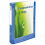 Boite class. pression D40 KC Trans. bleu
