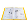 Porte vues PP A4 20 vues Jaune