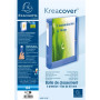 Boite class. pression D40 KC Trans. bleu