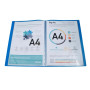 PORTE-VUES PP A4 100 VUES BLEU