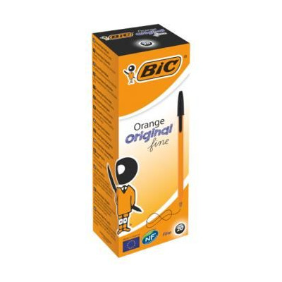20 bic styl bil orange noir 8099231