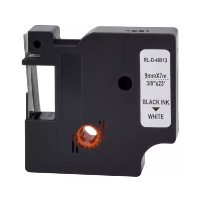 NEUTRAL DYMO S0720680 9mm BLACK-WHITE 41913 D1 tape 7m