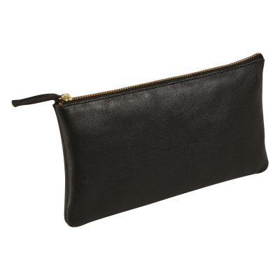 Flying Spirit trousse cuir Noir Plate 22x11cm