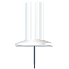 BTE 25 EPINGLES PAPIC 10MM BLANC