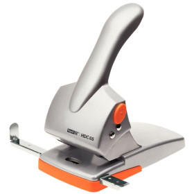 Perforateur Heavy Duty Fashion HDC65. Boîte - Argent/orange - Rapid