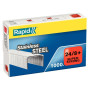 Agrafes SuperStrong 24/8+ acier inoxydable. Boîte de 1000 - Rapid