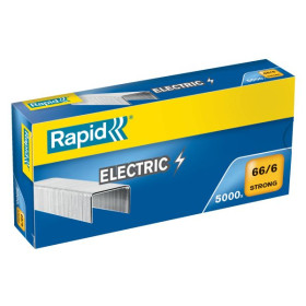 Agrafes Electric Strong 66/6. Boîte de 5000 - Rapid