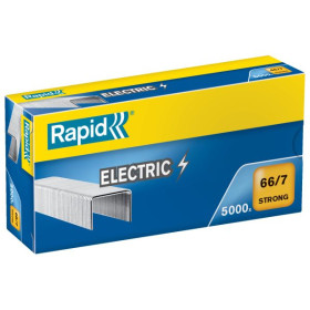 Agrafes Electric Strong 66/7. Boîte de 5000 - Rapid