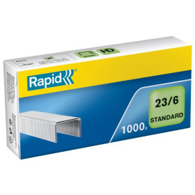 Agrafes Standard 23/6. Boîte de 1000 - Rapid