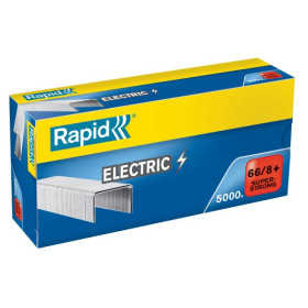 Agrafes Electric SuperStrong 66/8+. Boîte de 5000 - Rapid