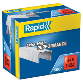 Agrafes N°9/8 SuperStrong - Boîte de 5000 - Rapid