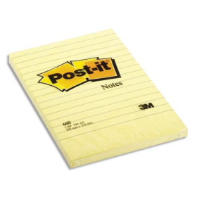 Pos bloc note 100f ligne 102x152mm 23696