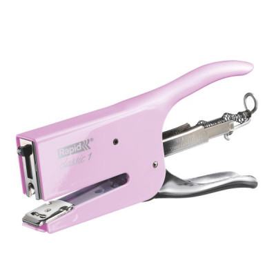 Pince-agrafeuse Retro Classic  K1+ Boîte - Rose - Rapid