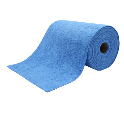 Rouleau de 75 Microfibres - 30 x 30cm - 200g/m2 - coloris bleu
