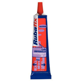 Tubes de colle Rubafix universelle transparente 30 ml - Rubafix