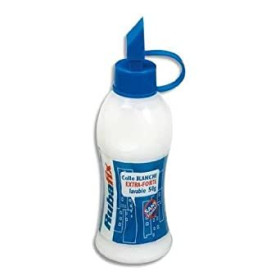 Colle blanche vinylique extra forte en flacon de 50g avec embout étaleur - Blanc