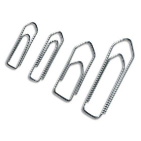 Boite de 1000 Trombones, galvanisé, 26 mm Pergammy