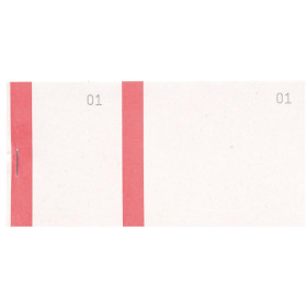 BLOC VENDEURS 6,6x13,5 100F. BDE ROUGE