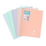 Koverbook BLUSH piqué PP bicolore opaque 24x32cm 48p séyès coloris assortis