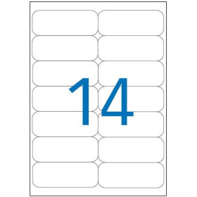Boite 1400Etiquettes ETIBOX 99.1X38.1