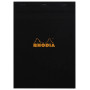 Bloc agrafé Rhodia BLACK N°18 21x29,7 cm 80 feuillets petits carreaux 5x5 80 g