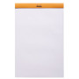 Bloc agrafé Rhodia ORANGE N°19 21x31,8 cm 80 feuillets uni 80 g