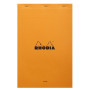 Bloc agrafé Rhodia ORANGE N°19 21x31,8 cm 80 feuillets uni 80 g