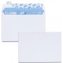 Boîte de 200 enveloppes dl 110x220 extra blanches 100 g/m² bande de protection p