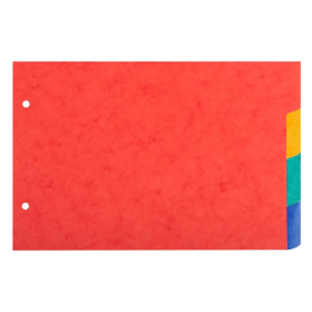 Intercalaires 14,8x21 carte lustrée 4Pos