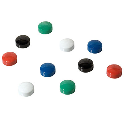 Blister 10 aimants 12mm assort