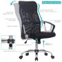 Fauteuil de bureau Argas dossier filet et accoudoirs