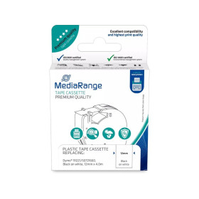 Mediarange Ruban Compatible Dymo 91221 MRDY91221 4M x 12MM