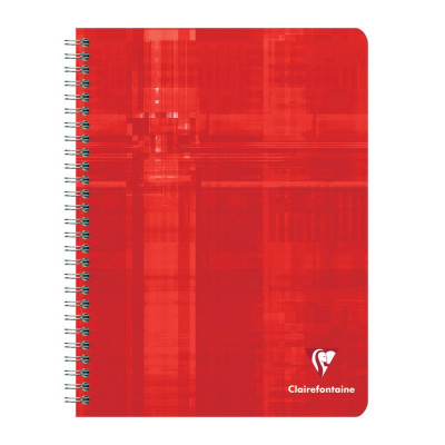 Cahier reliure intégrale 17x22cm 100p Q.5x5