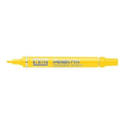 Pentel Marqueur permanent N50, pointe ogive, jaune