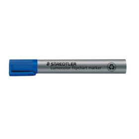 STAEDTLER Marqueur de conférence Flipchart Lumocolor 356B, bleu