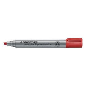 STAEDTLER Marqueur de conférence Flipchart Lumocolor 356B, rouge