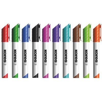 Kores marqueur effaçable noir 3mm