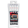 Marqueur craie liquide pointe fine UNIBALL P/4 CHALK Blanc PWE3MS/4 PF BL