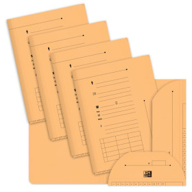 SOUS DOSSIER OXFORD OAZ 2RAB A4 KR ORANGE PASTEL x25