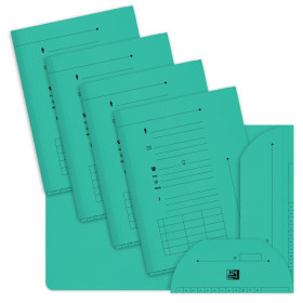 SOUS DOSSIER OXFORD OAZ 2RAB A4 KR VERT PASTEL x25