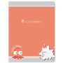 CAHIER CONQUERANT 7 AGRAFE 170x220 32P 70G SEYES 4mm ASSORTI