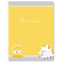 CAHIER CONQUERANT 7 AGRAFE 170x220 32P 70G SEYES 4mm ASSORTI